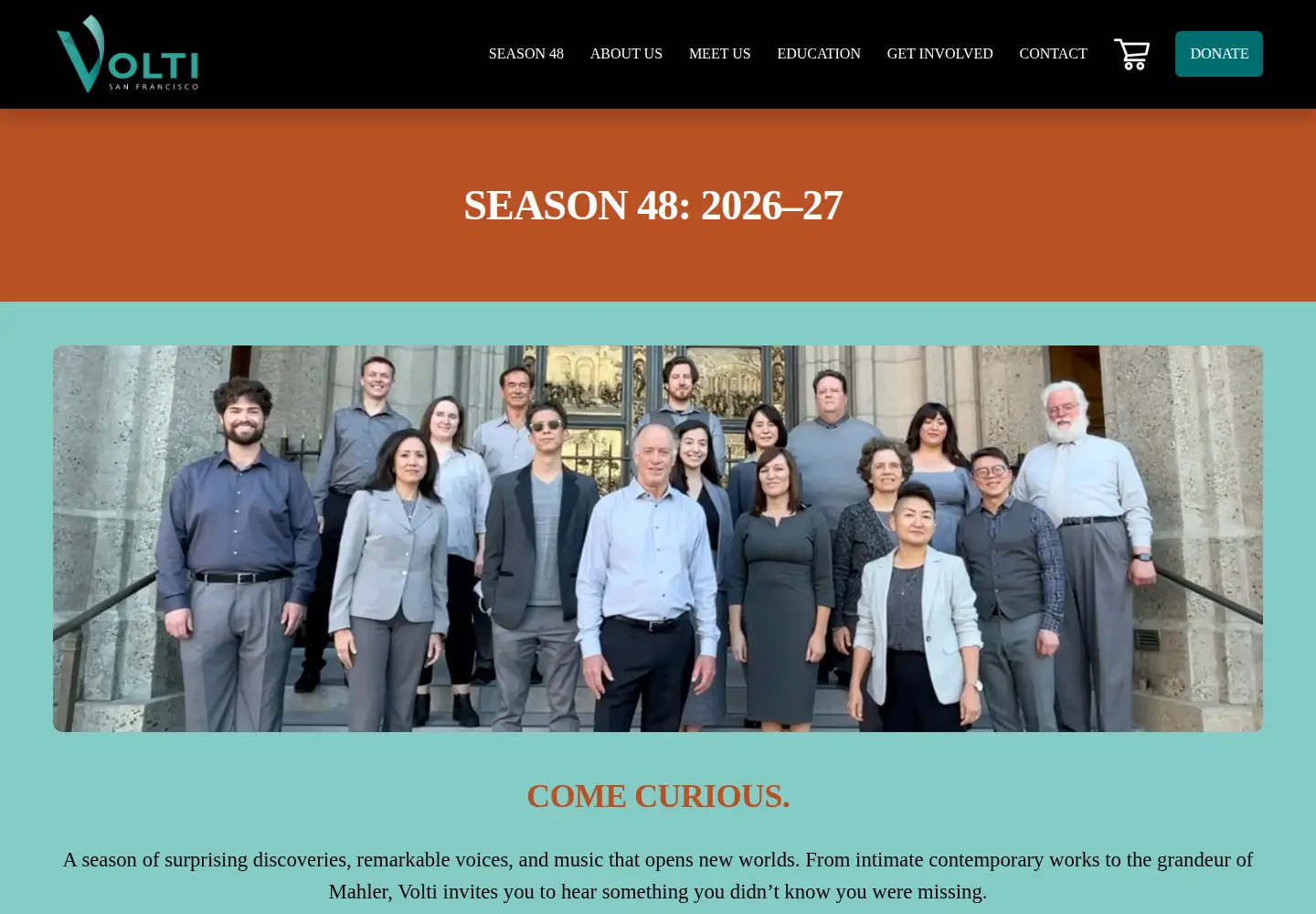 Screenshot of voltisf.org