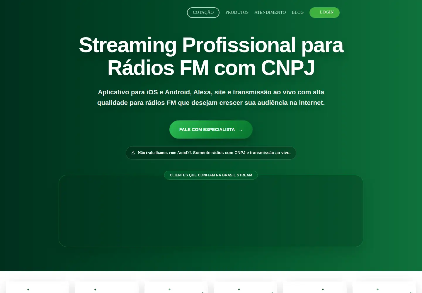Screenshot of brasilstream.com.br
