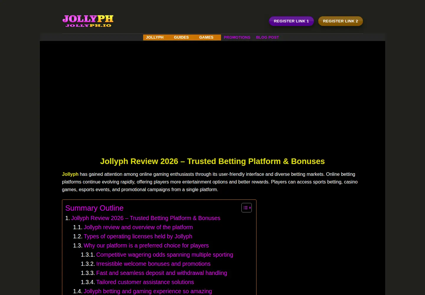 Screenshot of jollyph.io
