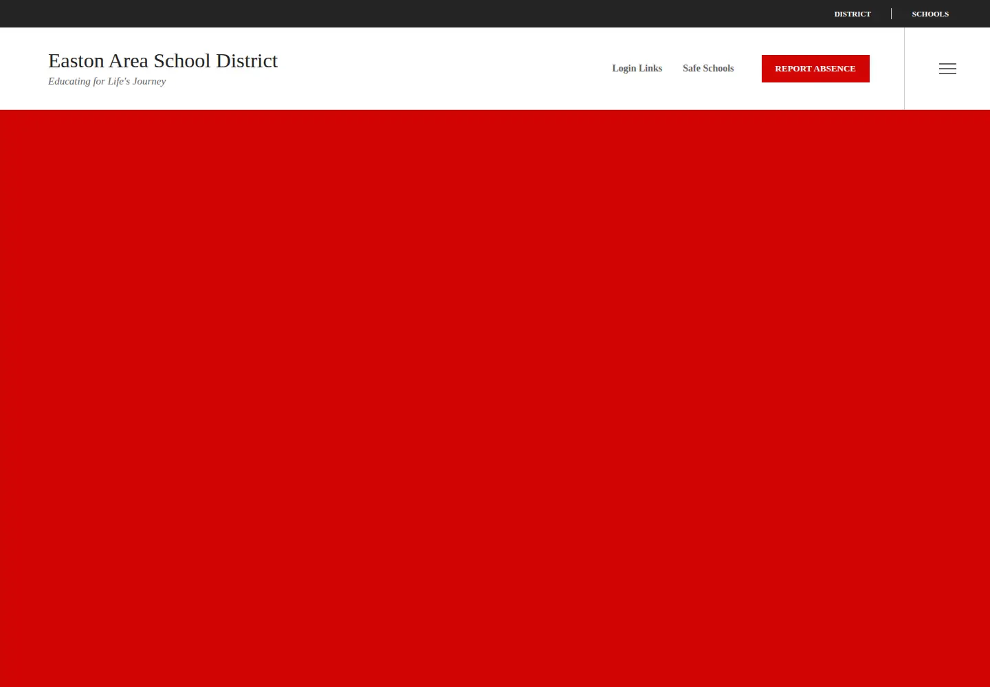 Screenshot of eastonsd.org