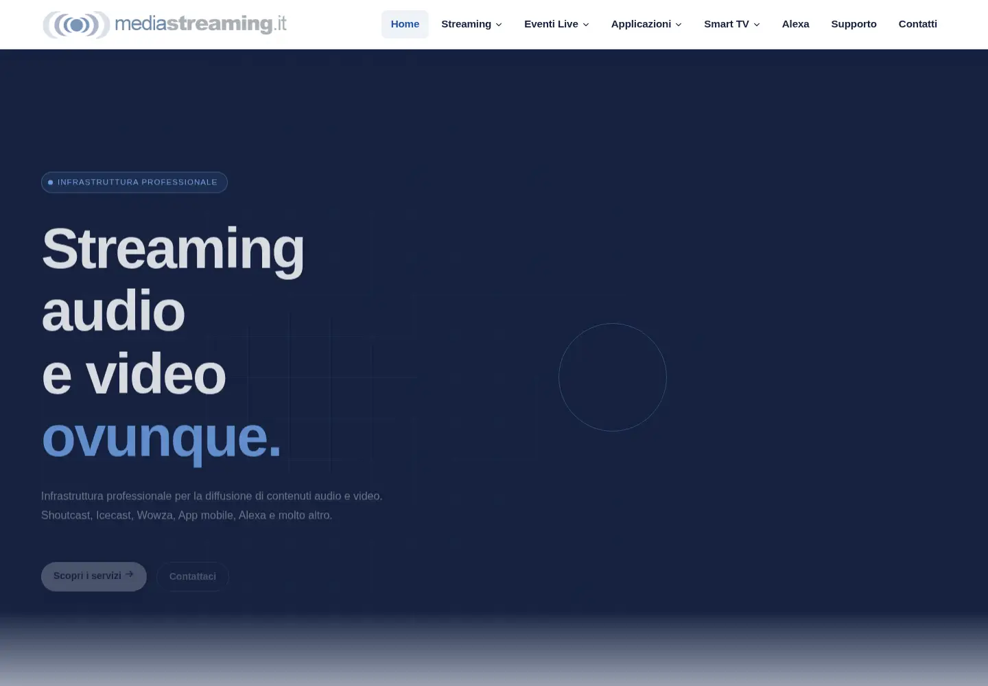 Screenshot of mediastreaming.it