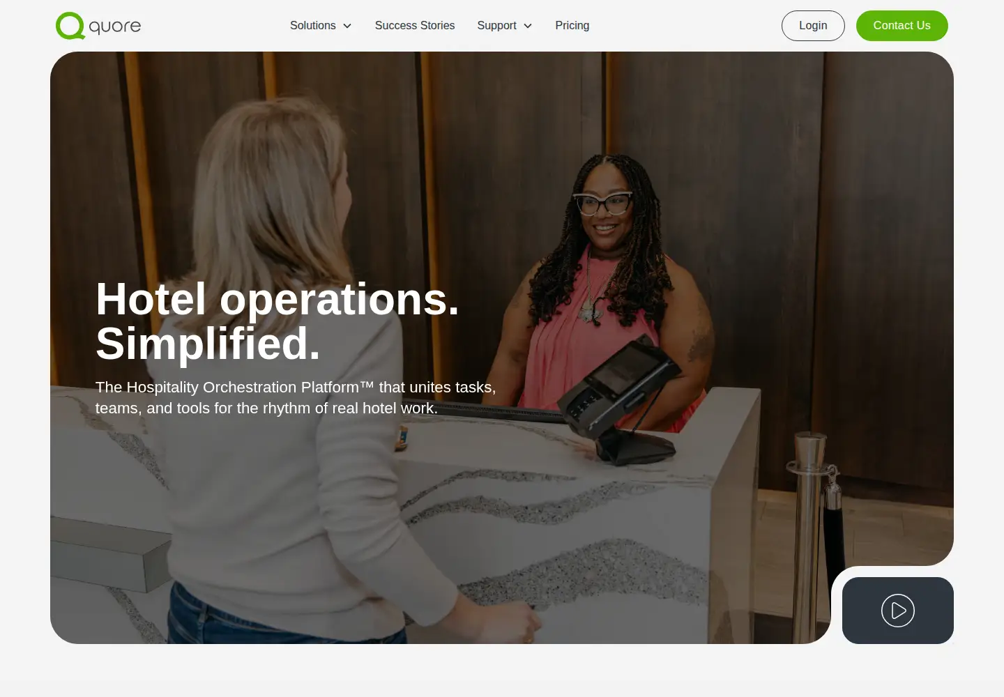 Screenshot of quore.com