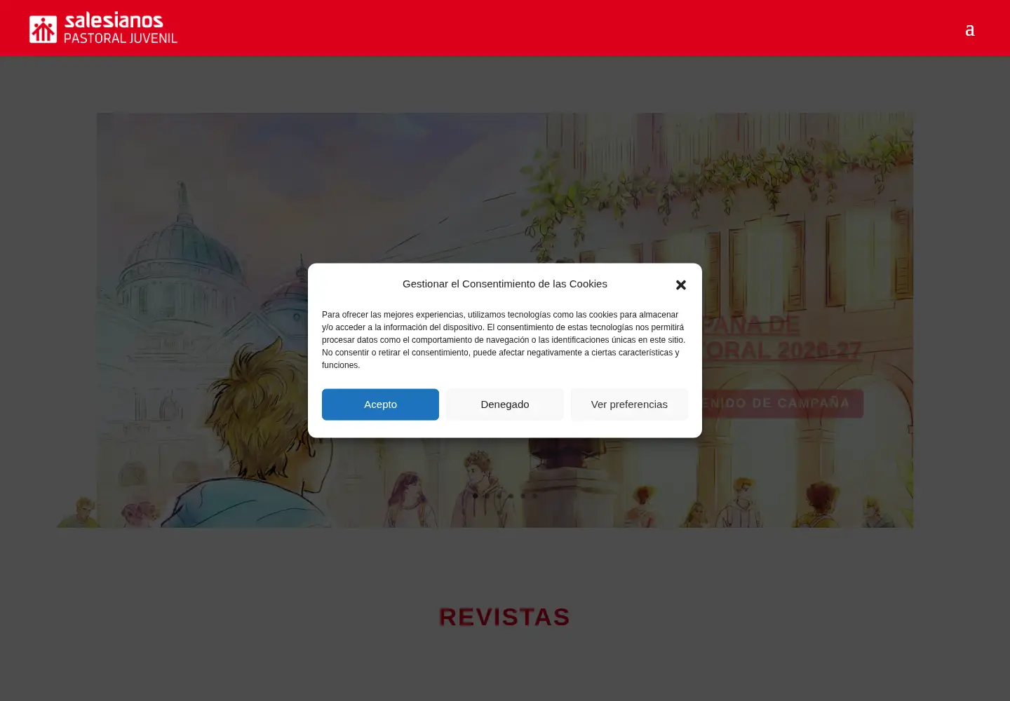 Screenshot of pastoraljuvenil.es