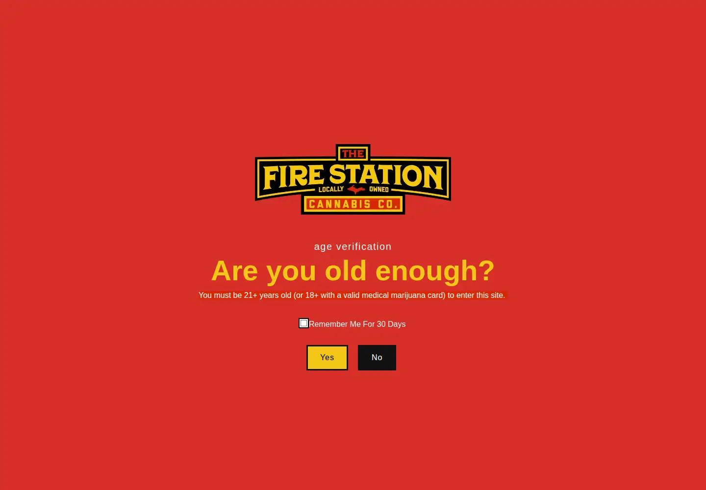 Screenshot of thefirestation.com