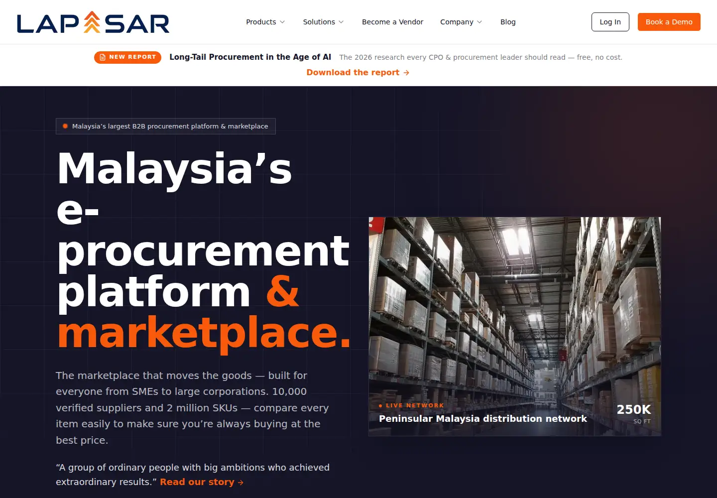 Screenshot of lapasar.com