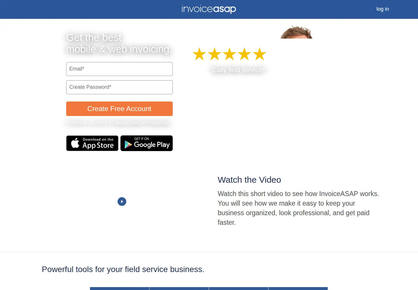 Screenshot of invoiceasap.com