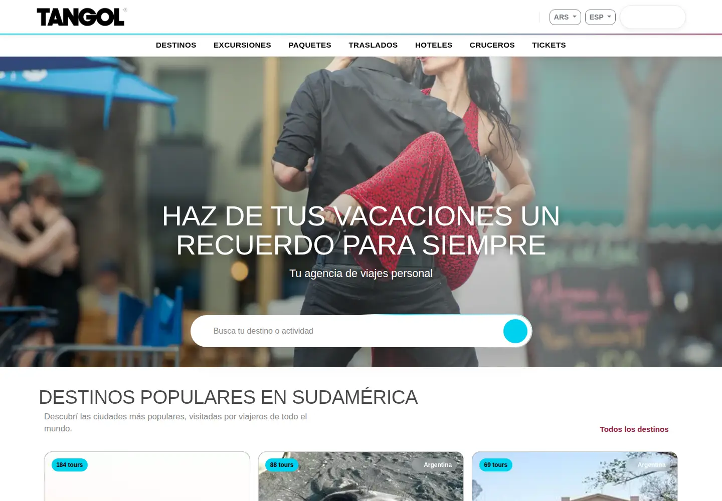Screenshot of tangol.com