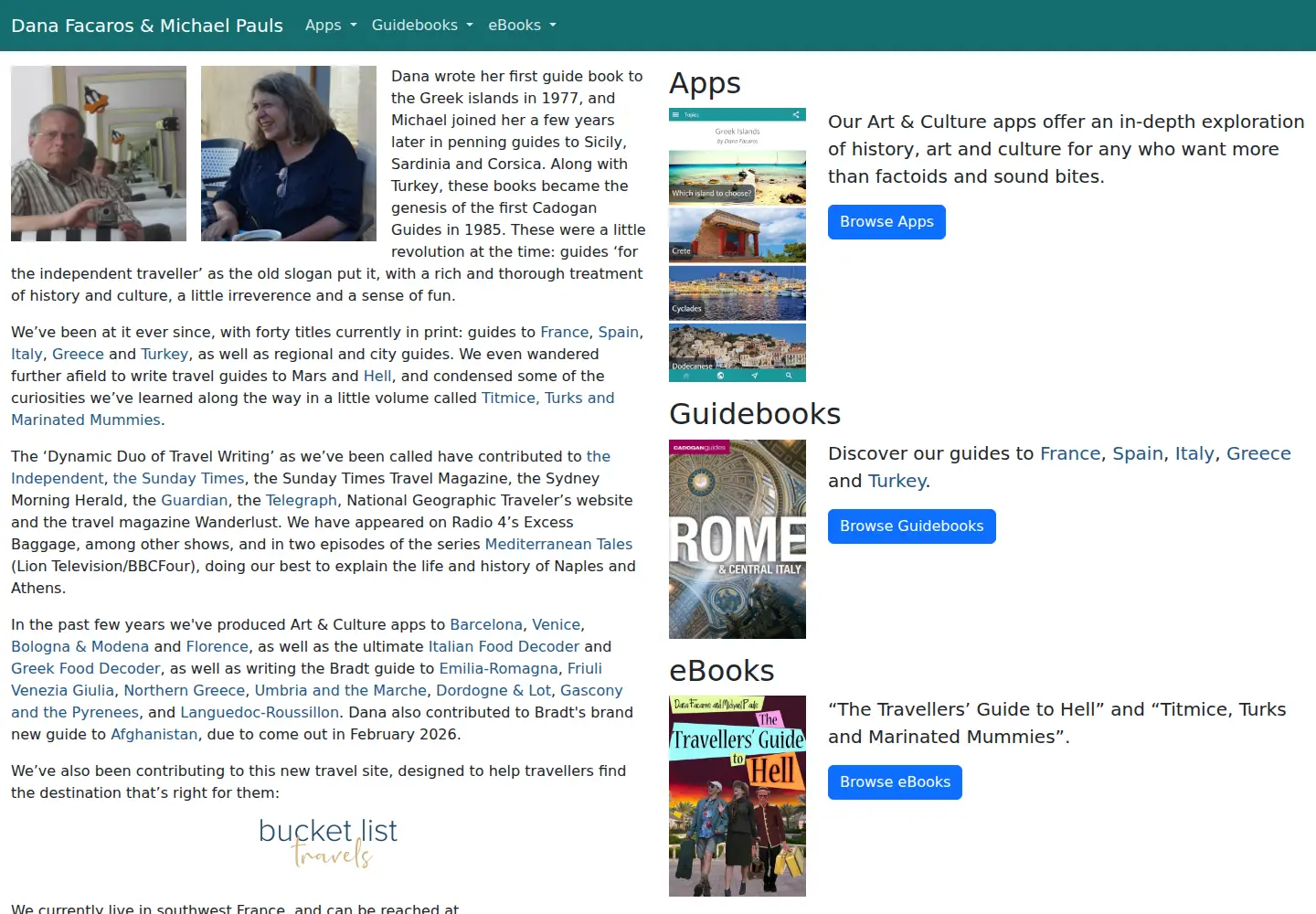 Screenshot of facarospauls.com