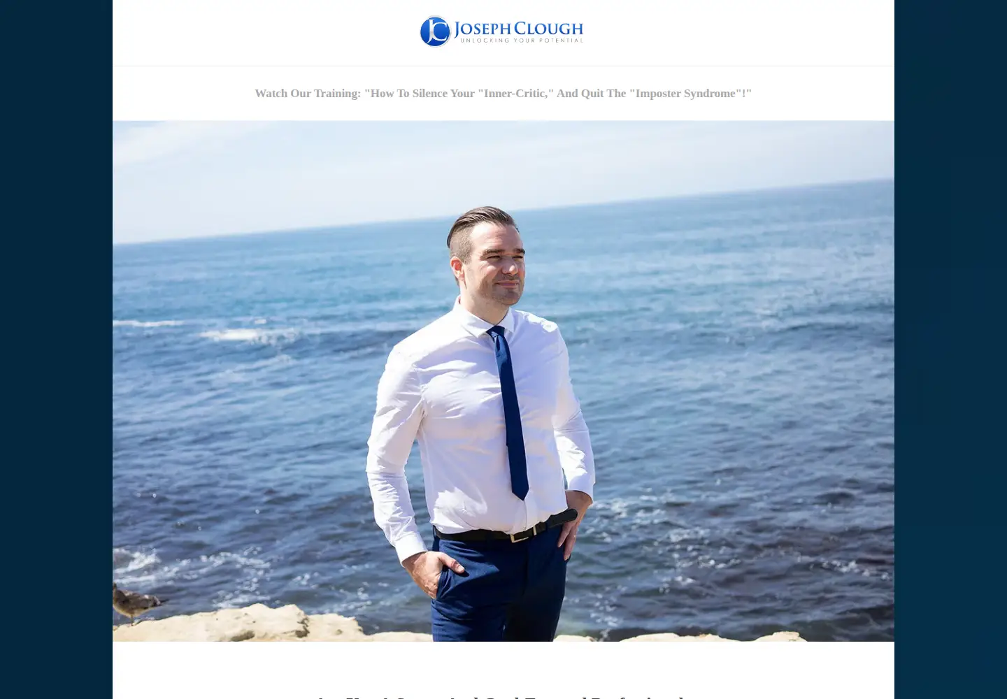 Screenshot of josephclough.com