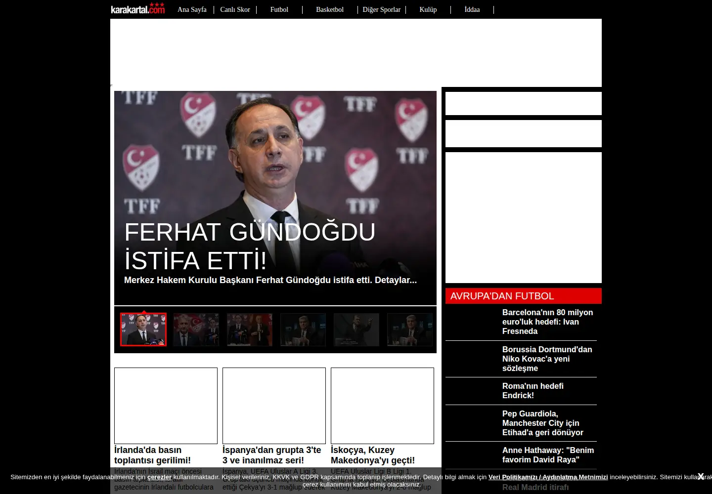 Screenshot of karakartal.com