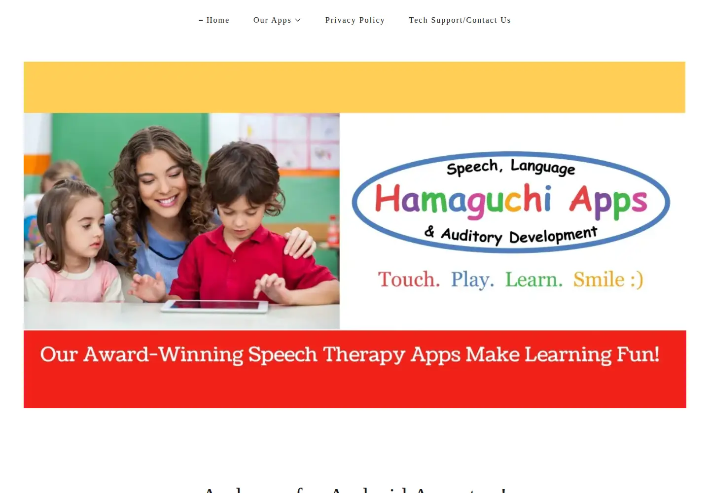 Screenshot of hamaguchiapps.com
