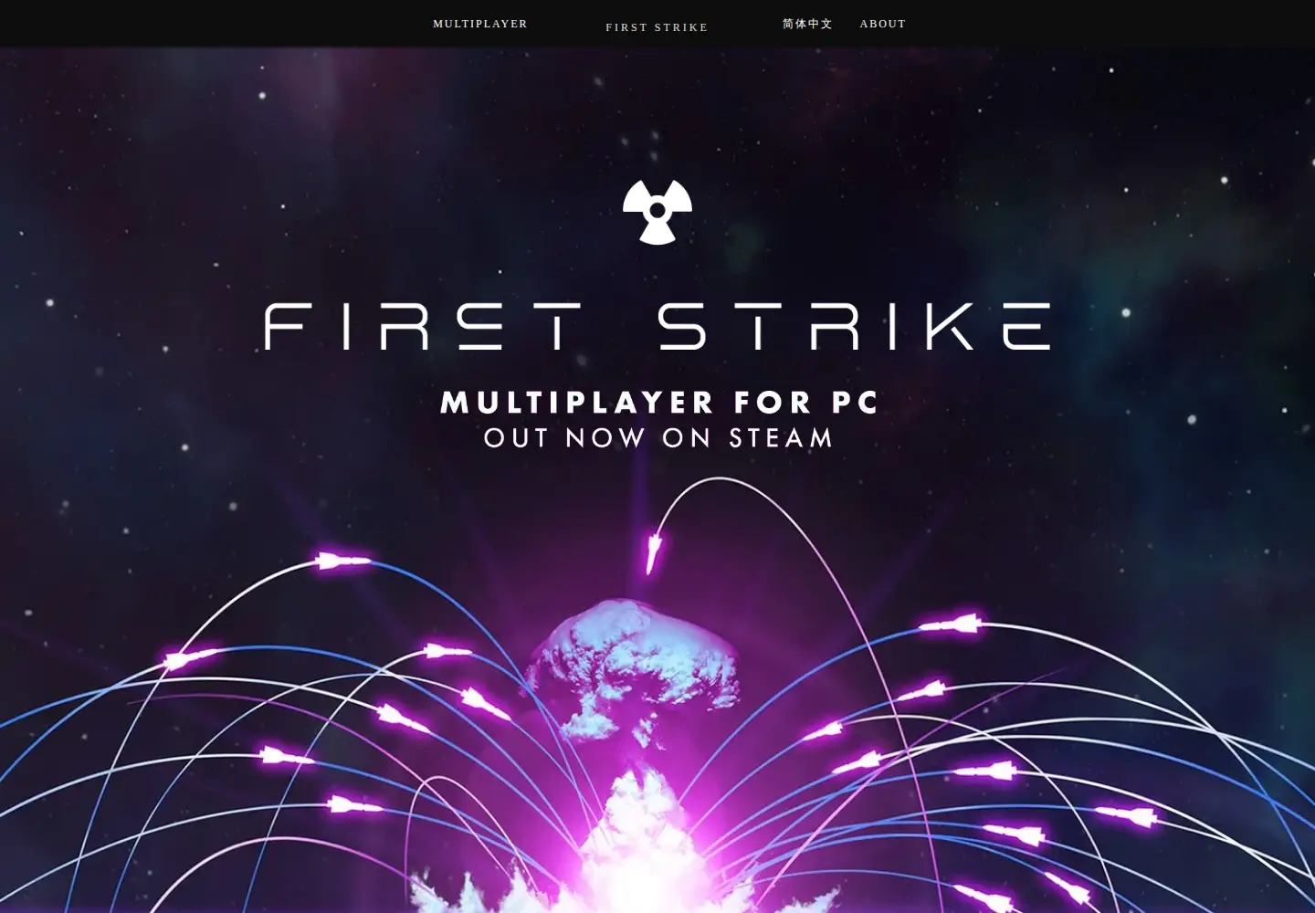 Captured homepage of firststrike.mobi in the current scan