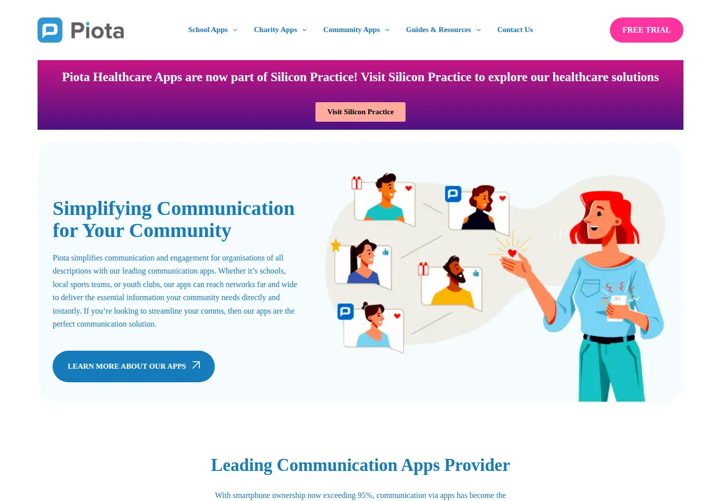 Screenshot of piota.co.uk
