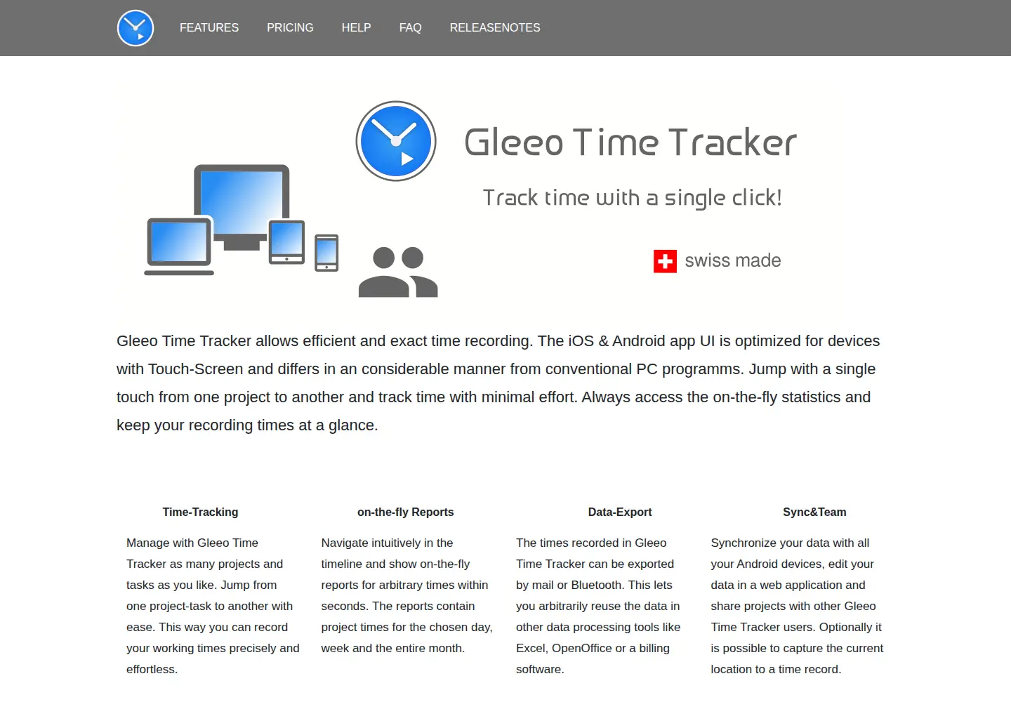 Screenshot of gleeo.com