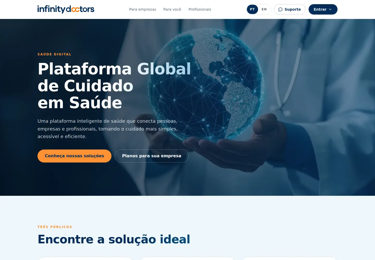 Screenshot of infinitydoctors.com