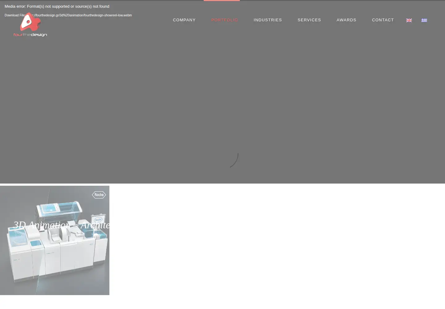 Screenshot of fourthedesign.gr