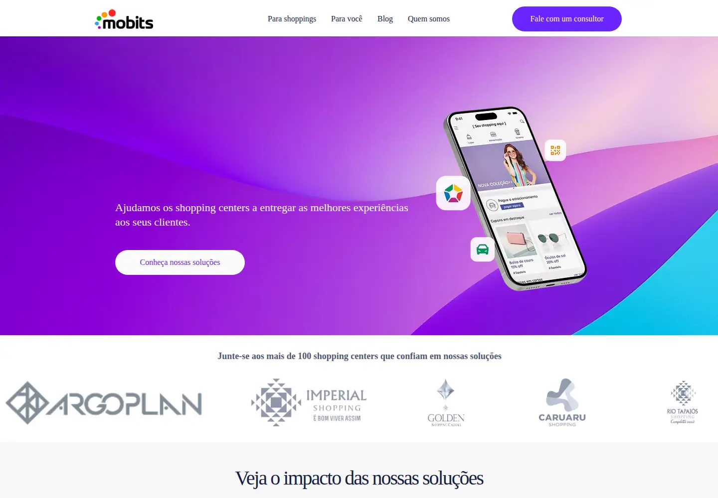 Screenshot of mobits.com.br