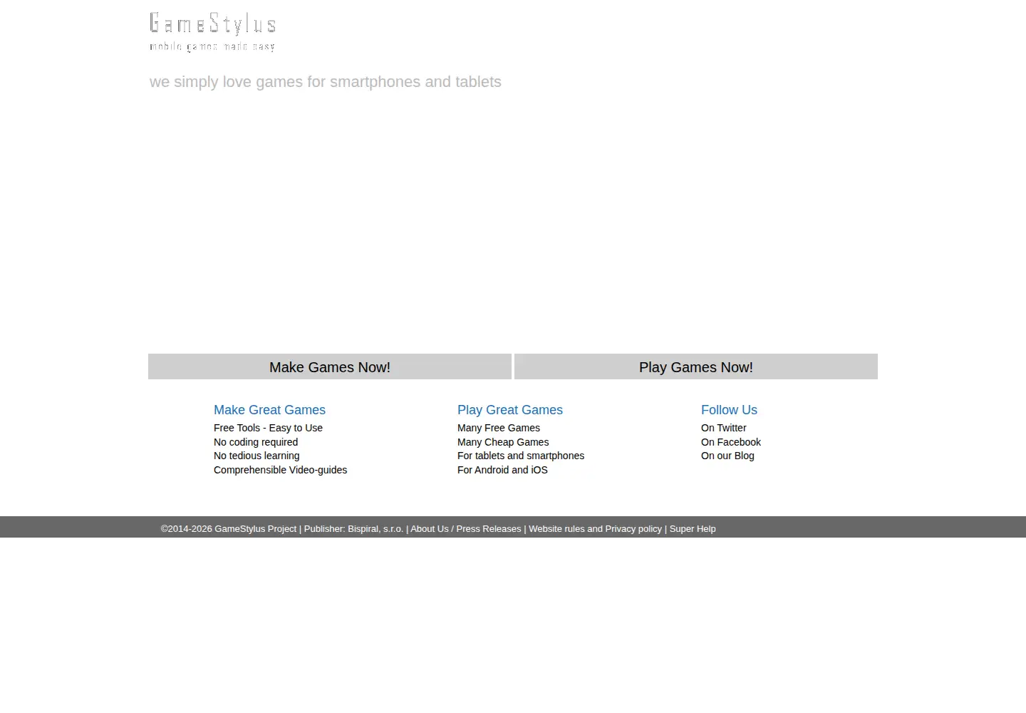 Screenshot of gamestylus.com