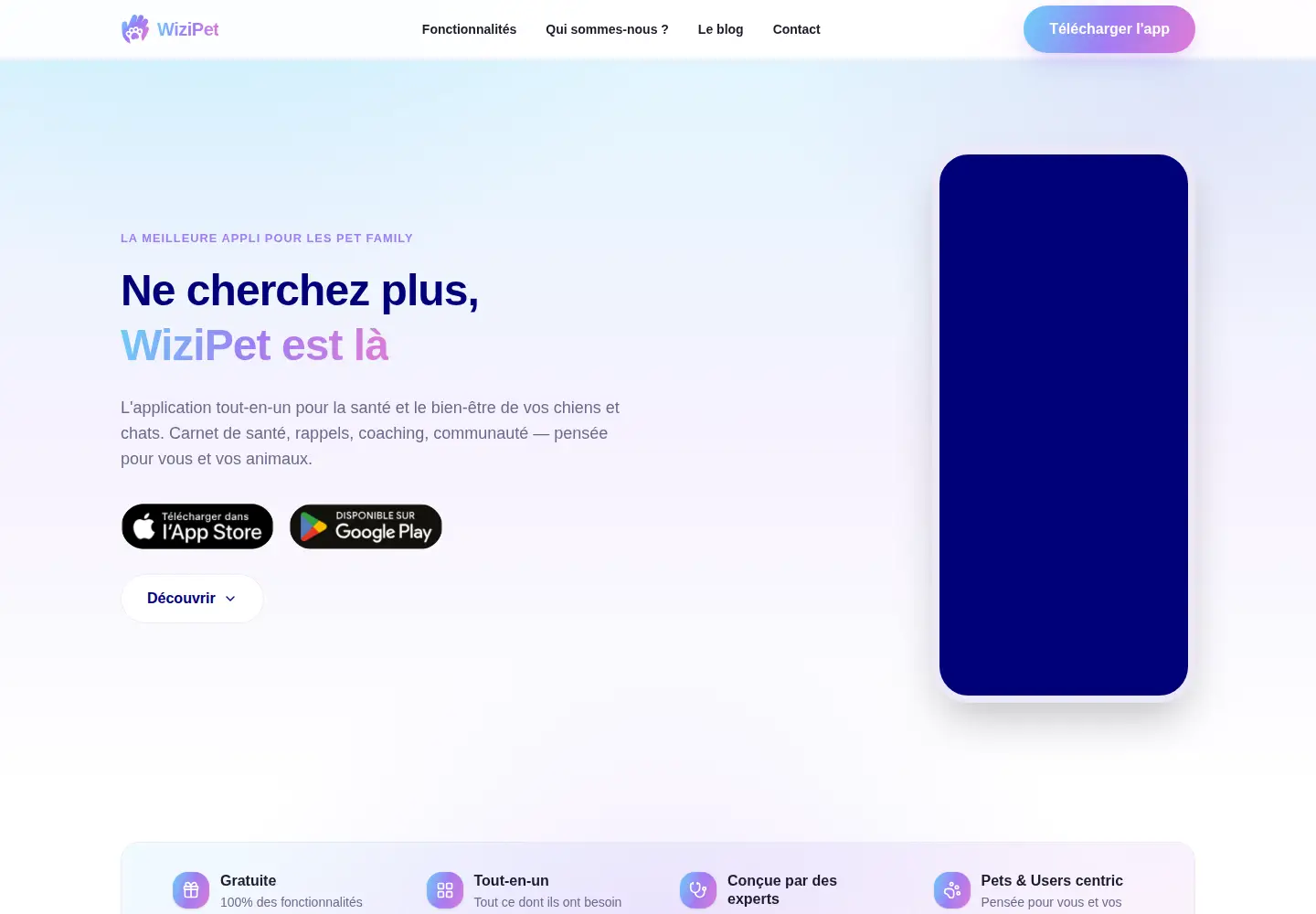 Screenshot of wizipet.com