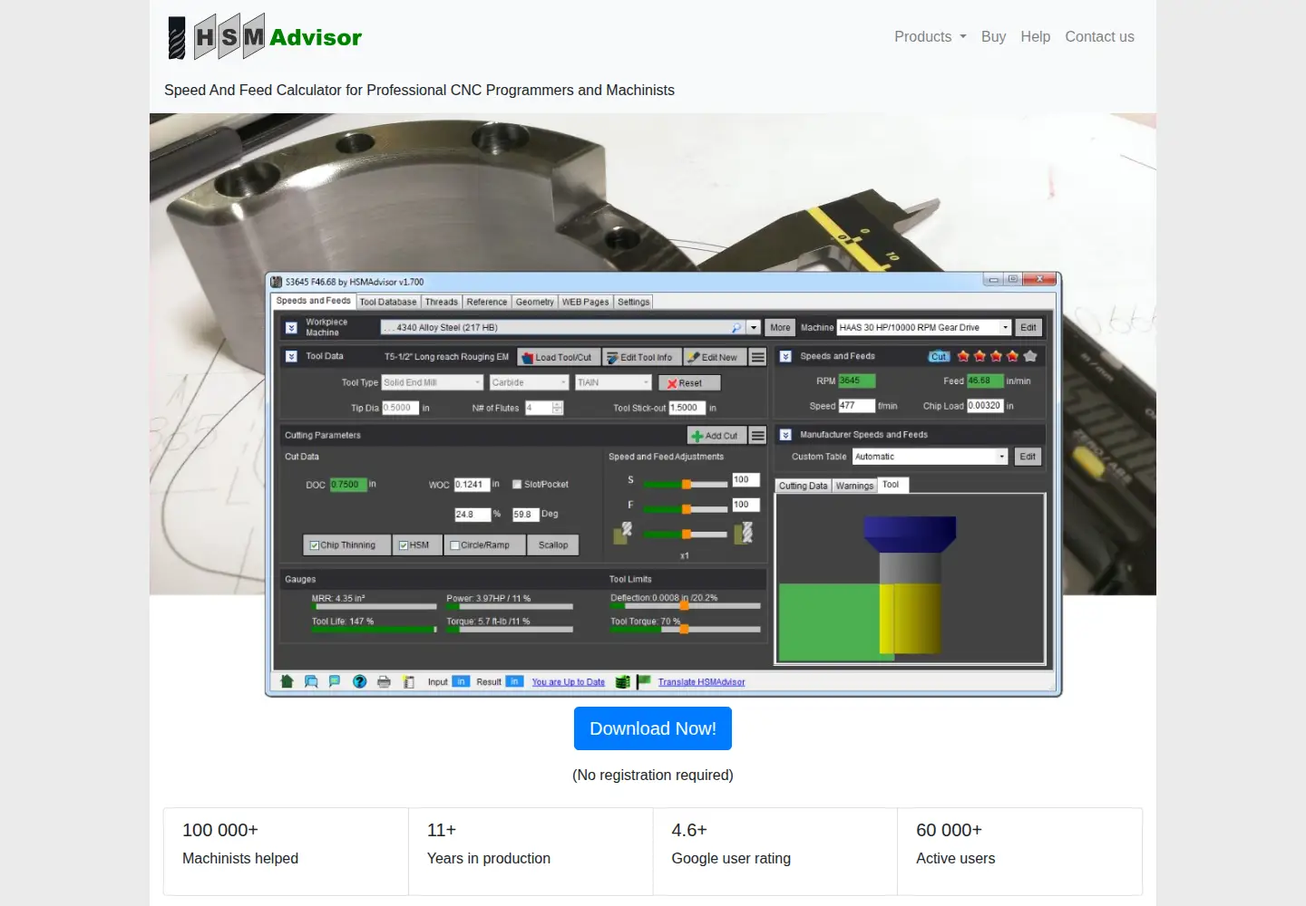 Captured homepage of hsmadvisor.com in the current scan