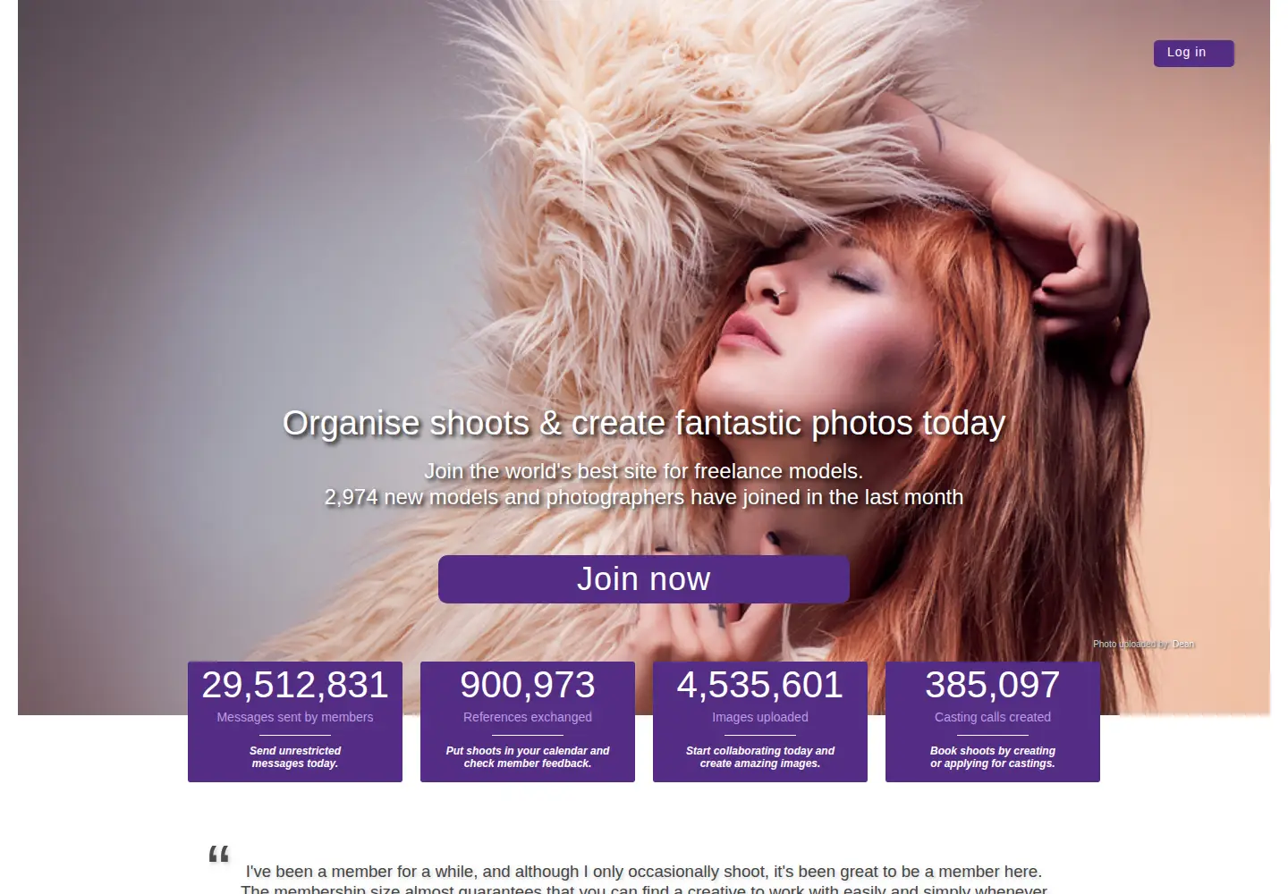 Captured homepage of purpleport.com in the current scan
