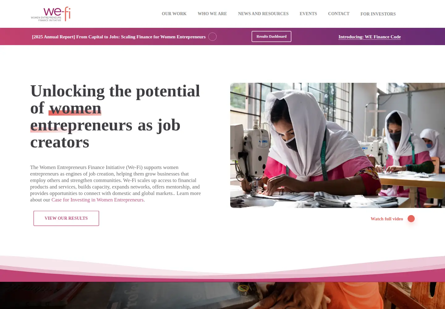 Screenshot of we-fi.org