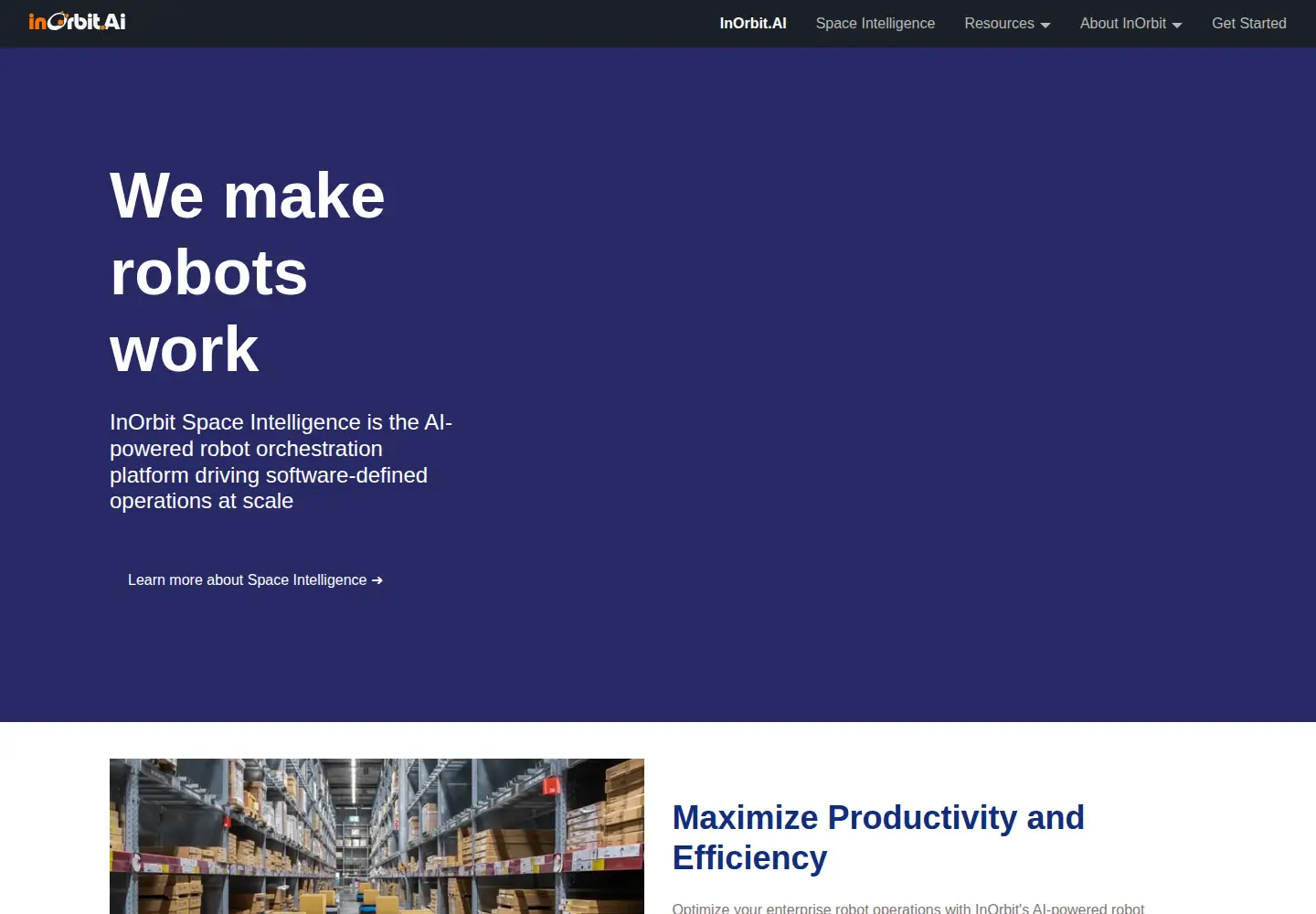 Screenshot of inorbit.ai