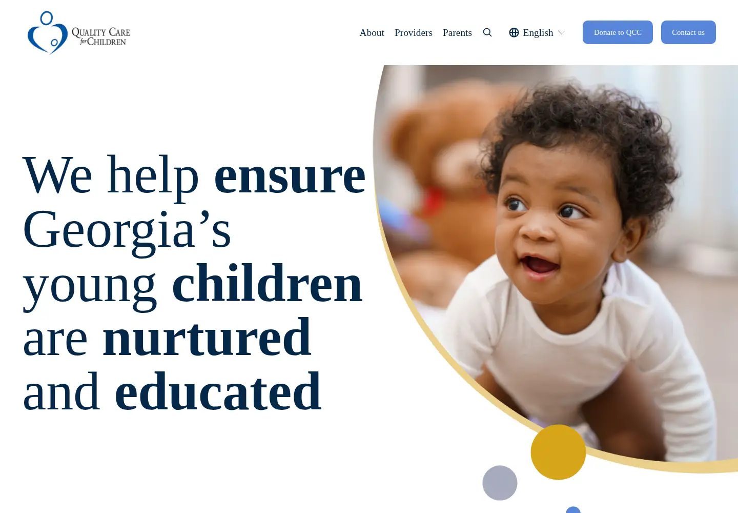 Screenshot of qualitycareforchildren.org