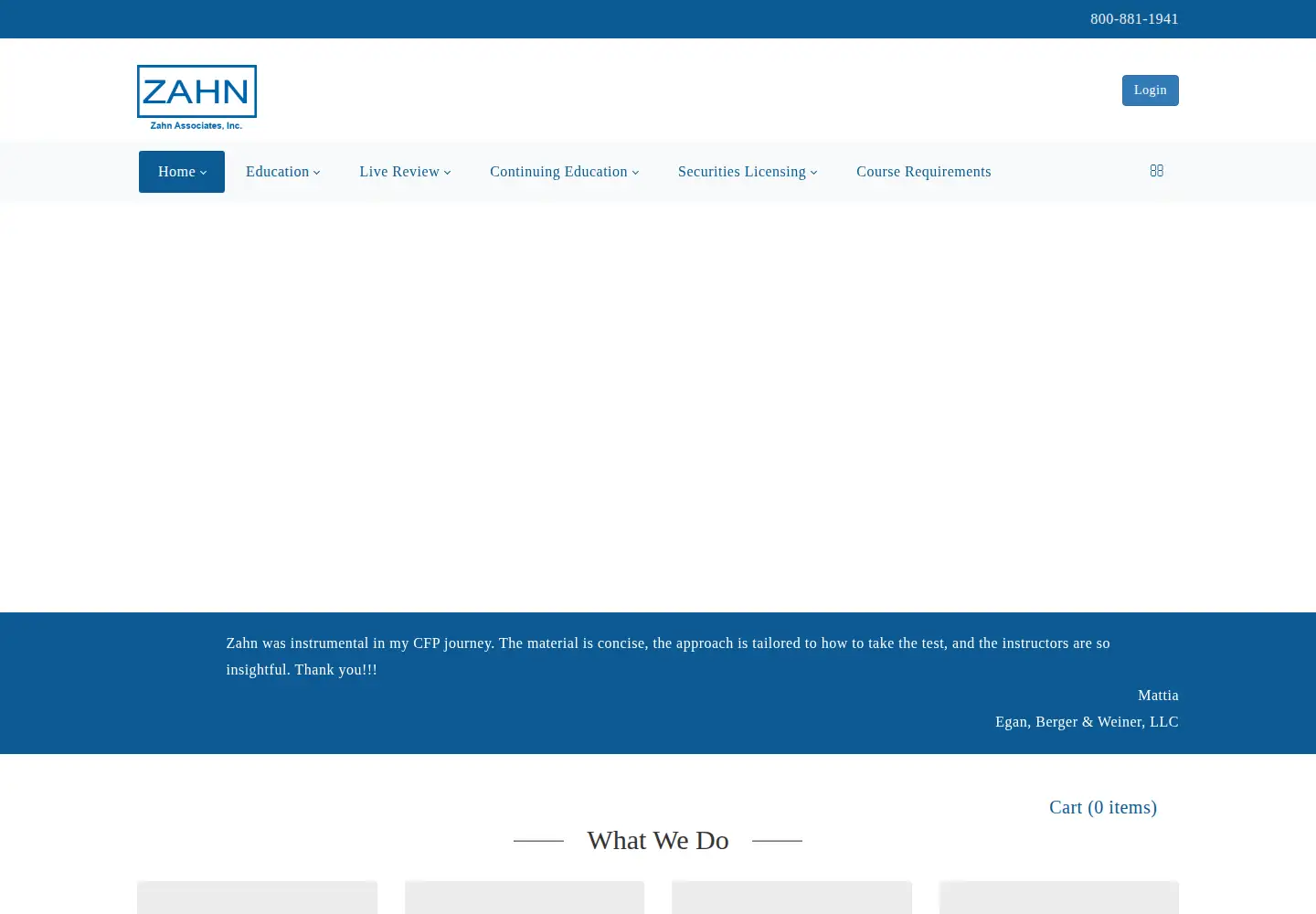 Screenshot of kenzahn.com
