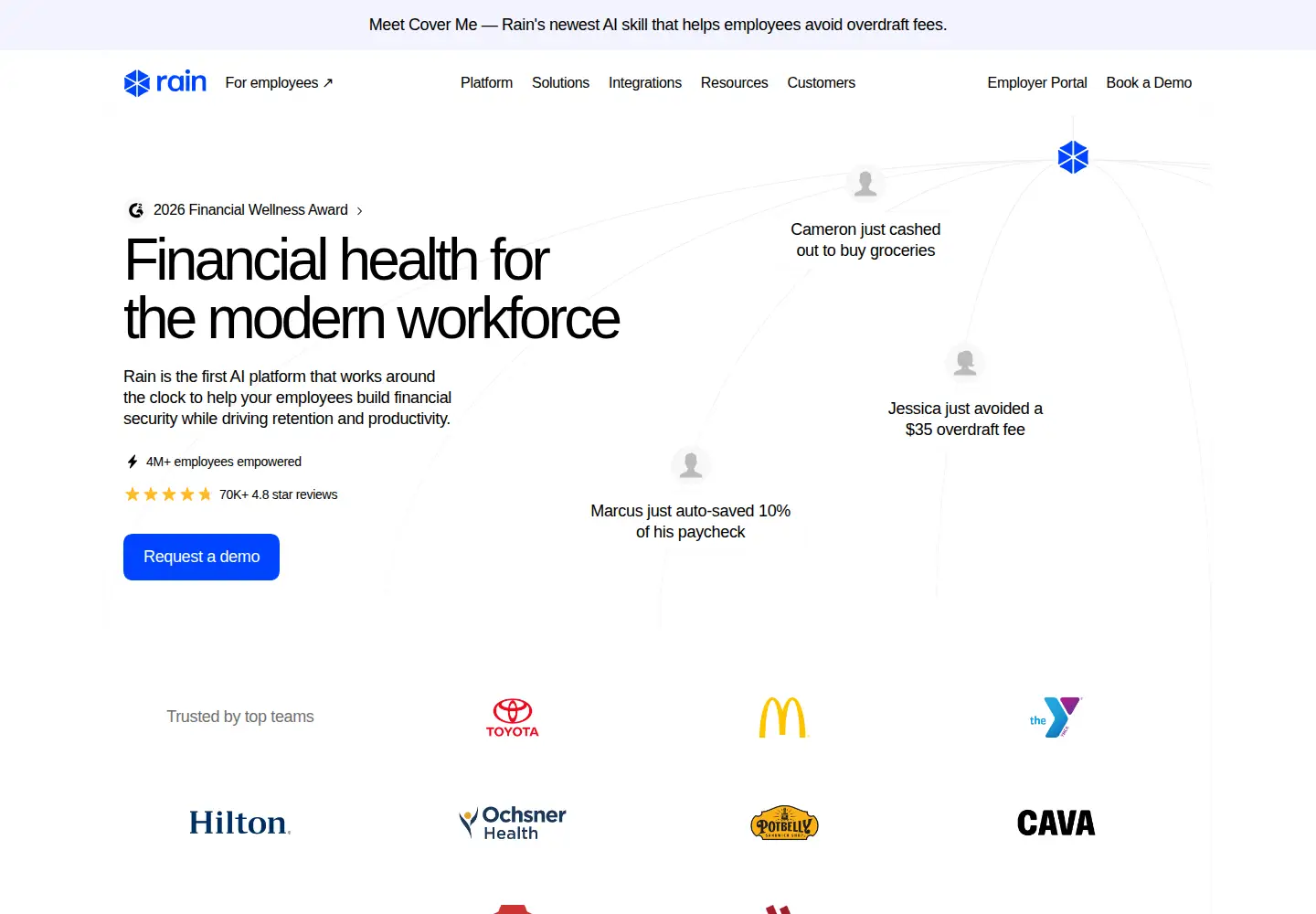 Screenshot of rainapp.com