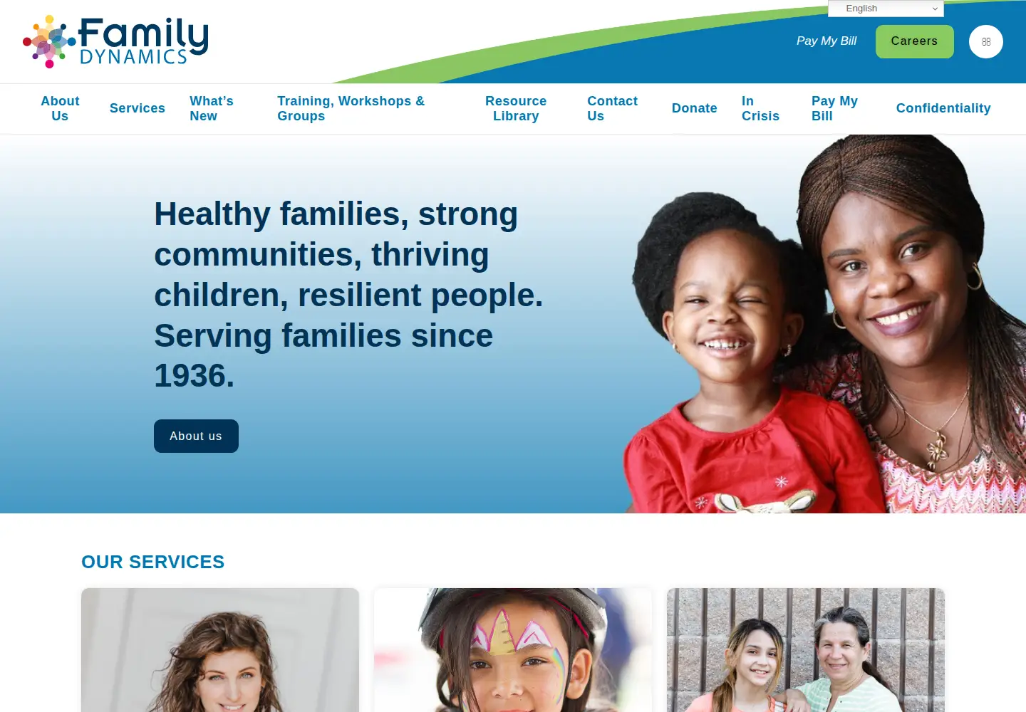Screenshot of familydynamics.ca
