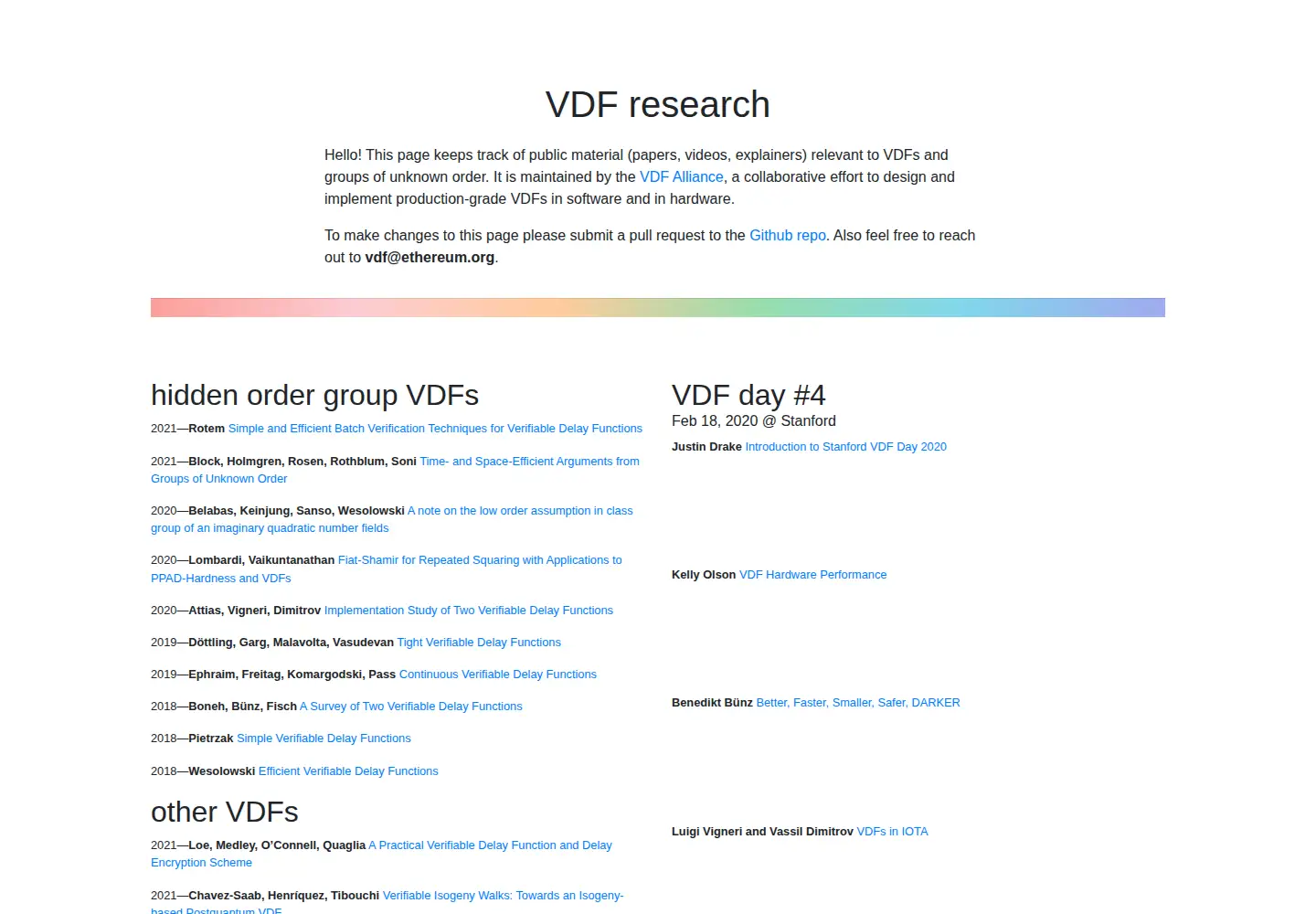Captured homepage of vdfresearch.org in the current scan