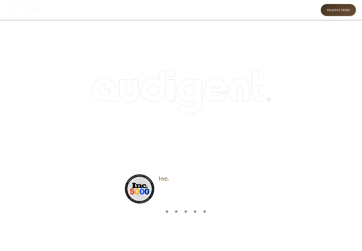 Screenshot of audigent.com