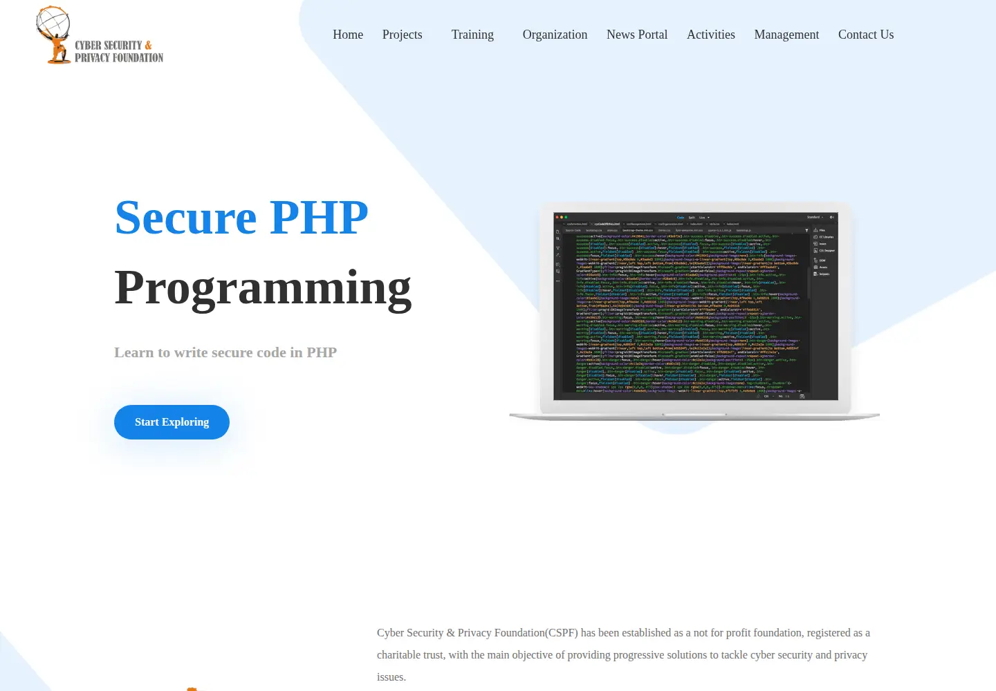 Screenshot of cysecurity.org
