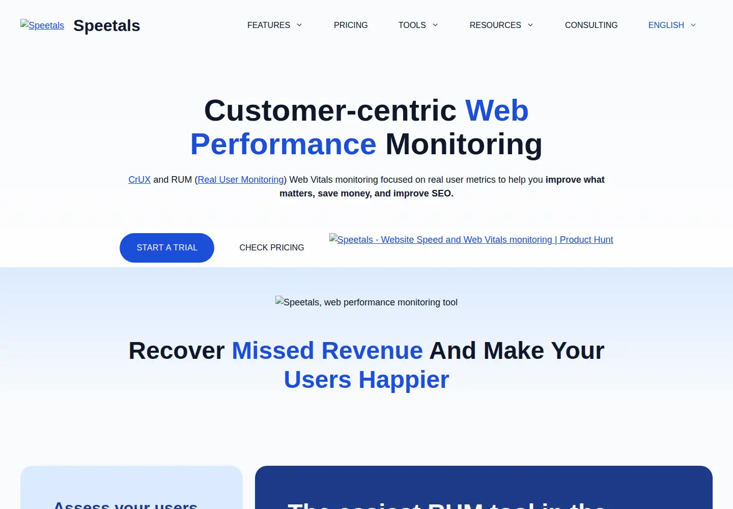 Captured homepage of speetals.com in the current scan