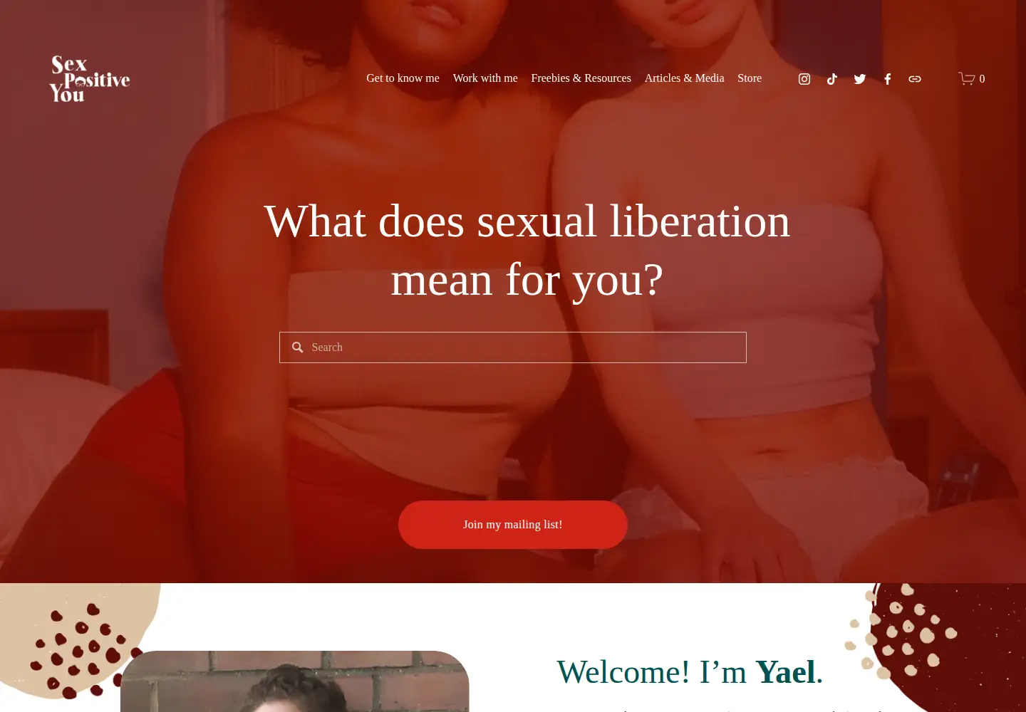 Screenshot of sexpositiveyou.com