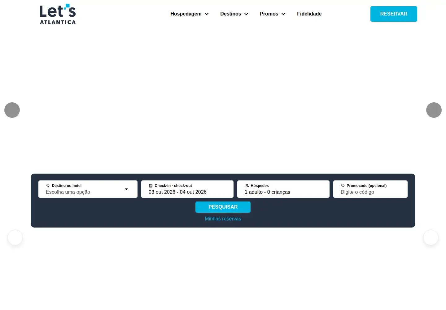 Captured homepage of letsatlantica.com.br in the current scan