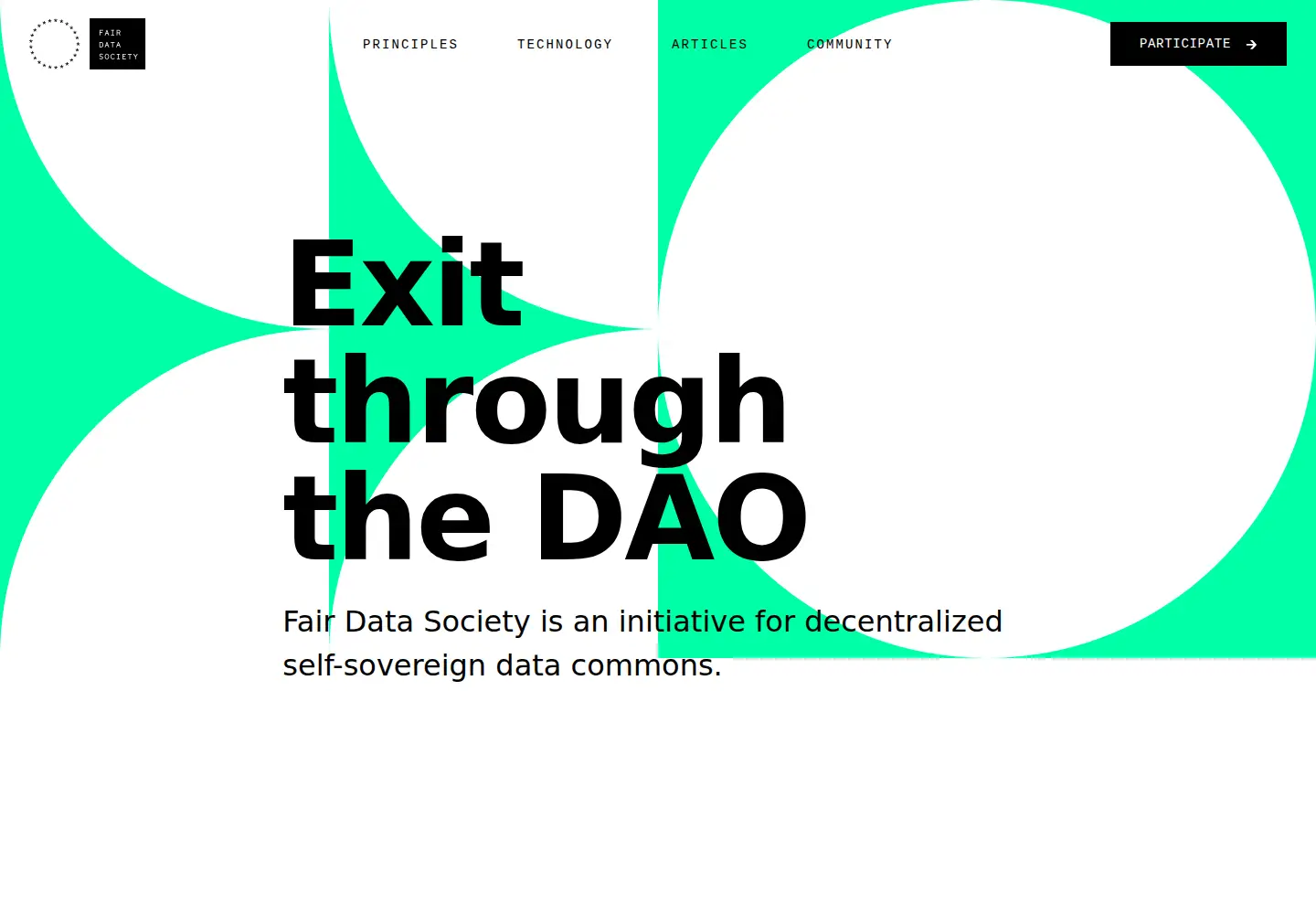 Screenshot of fairdatasociety.org