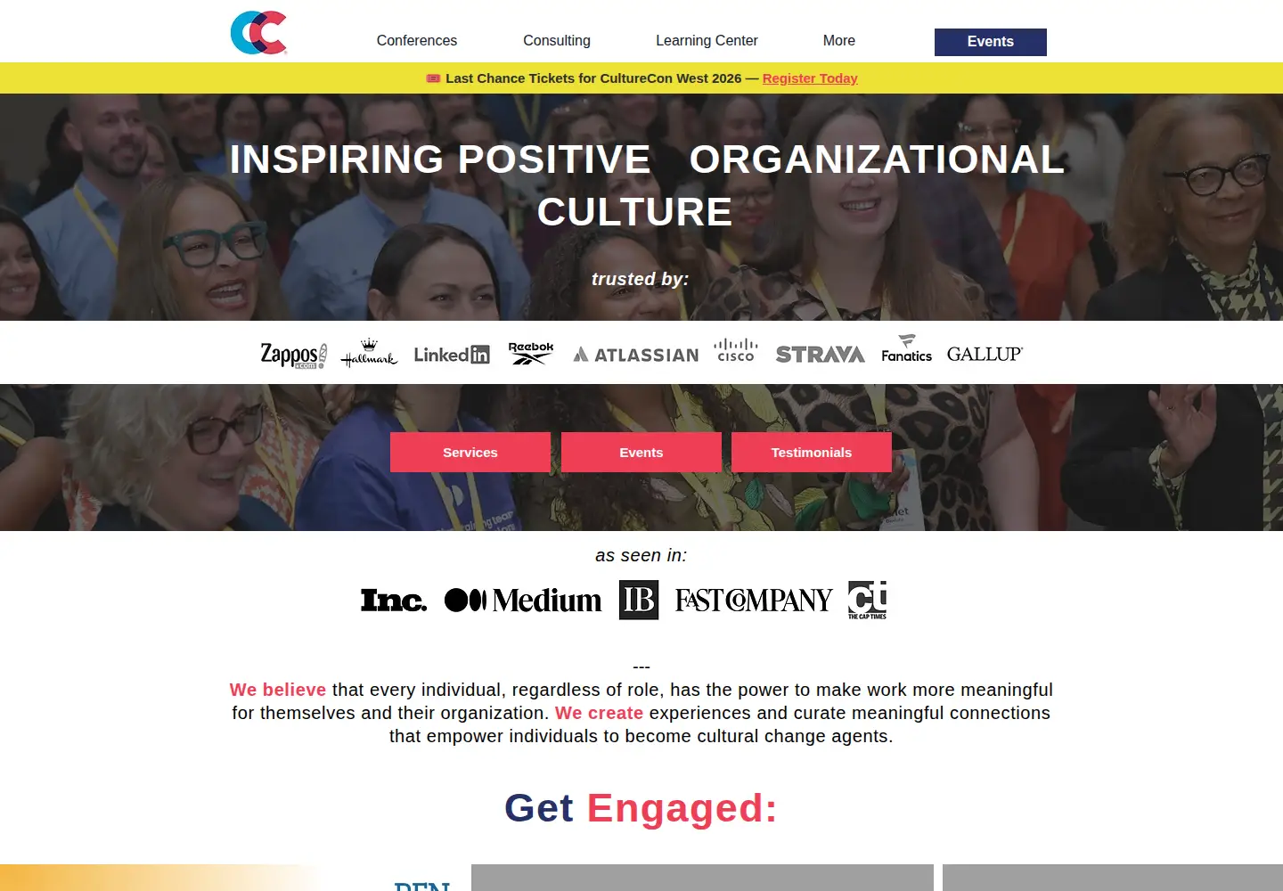 Screenshot of cultureconusa.org