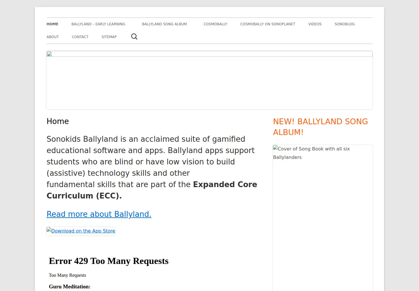 Screenshot of sonokids.org