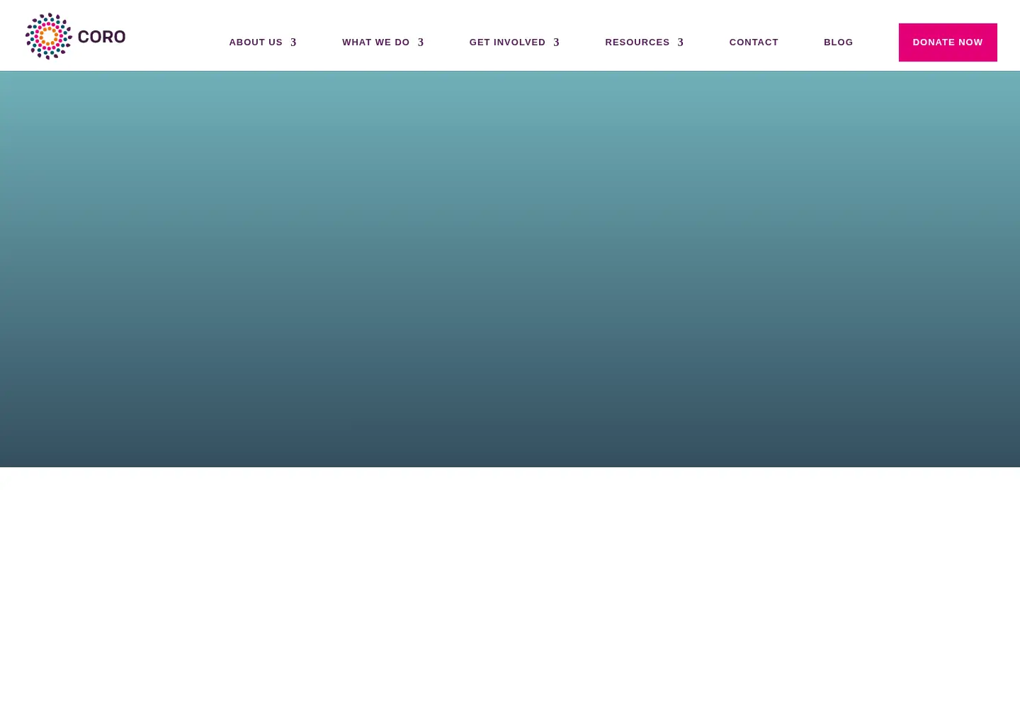 Captured homepage of coroindia.org in the current scan