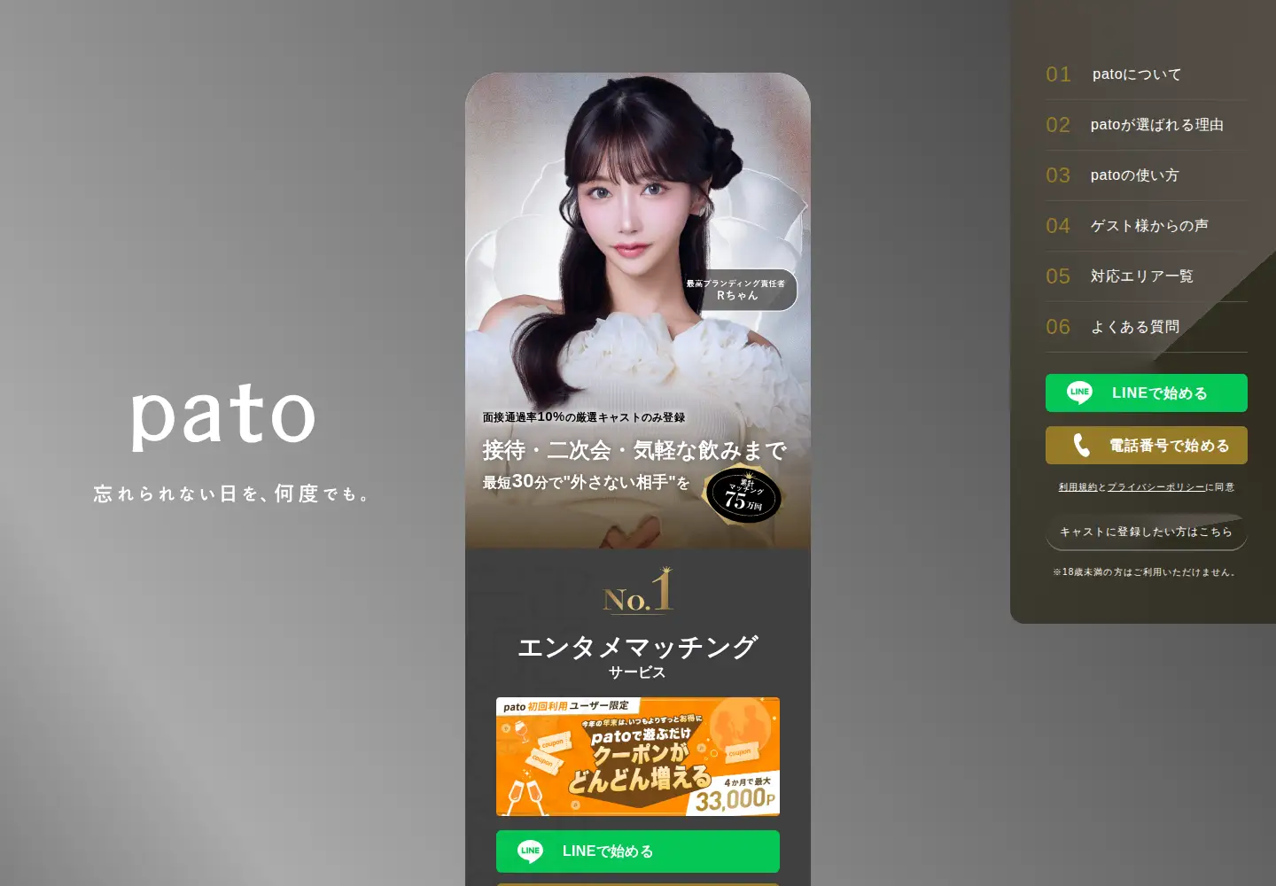Screenshot of pato.today