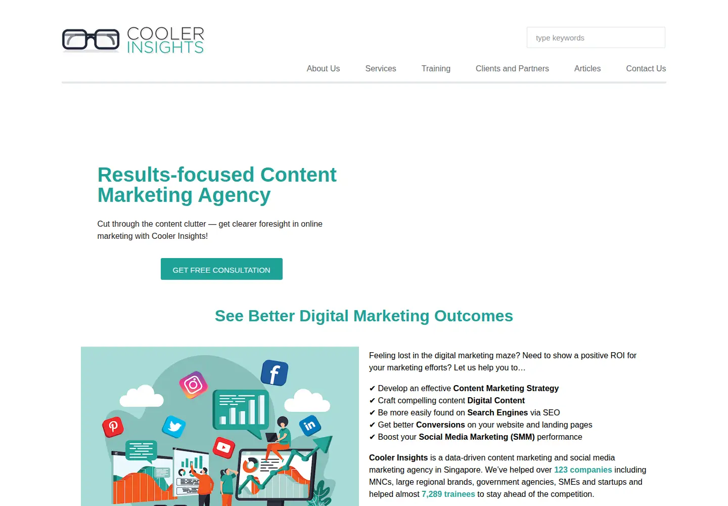 Screenshot of coolerinsights.com