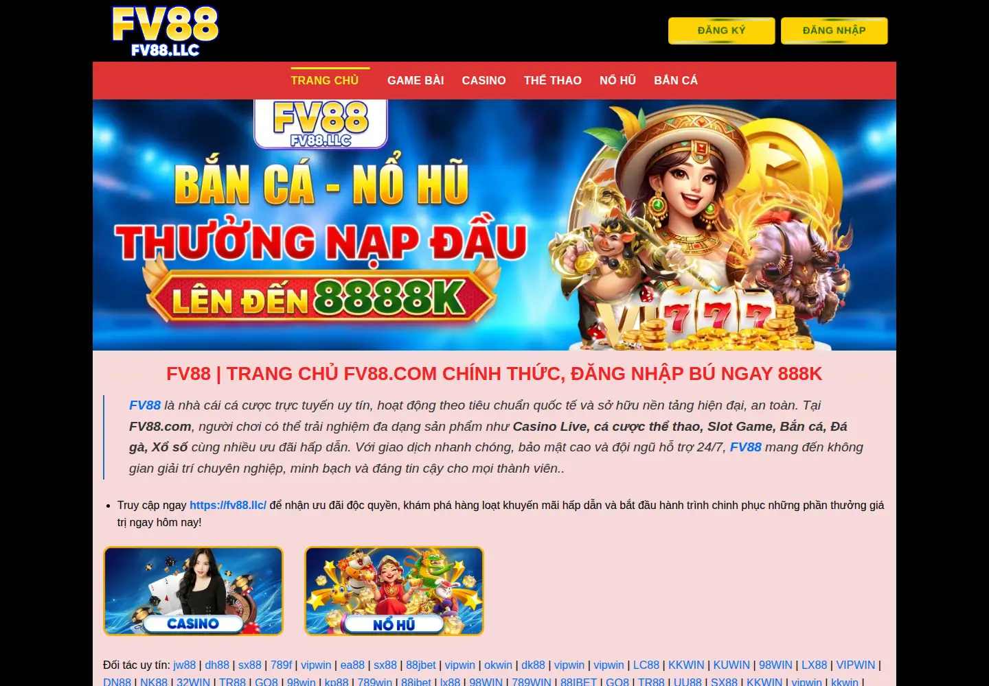 Screenshot of fv88.llc