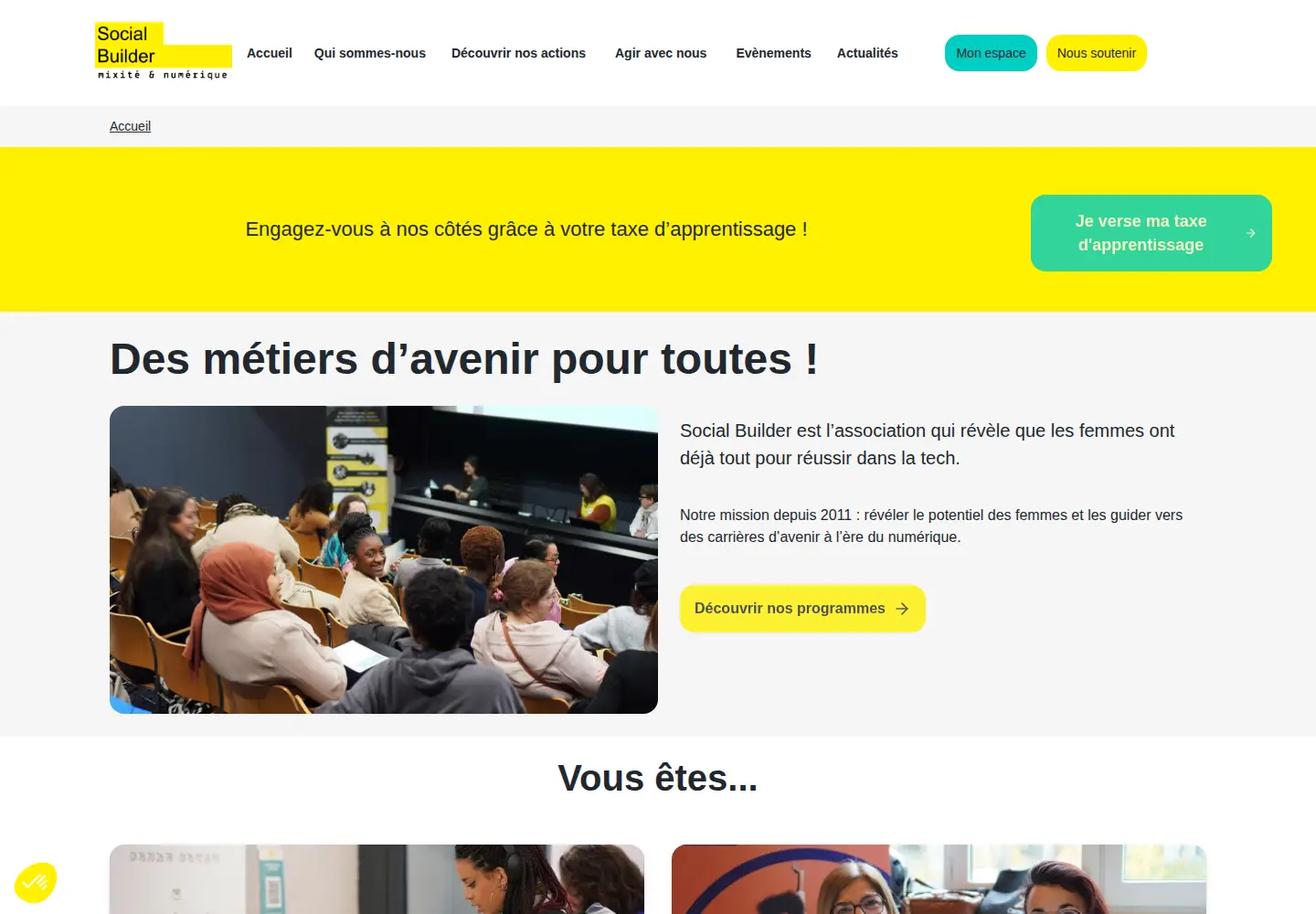 Screenshot of socialbuilder.org