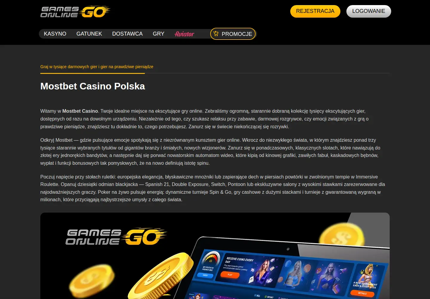 Screenshot of gamesonline-go.com
