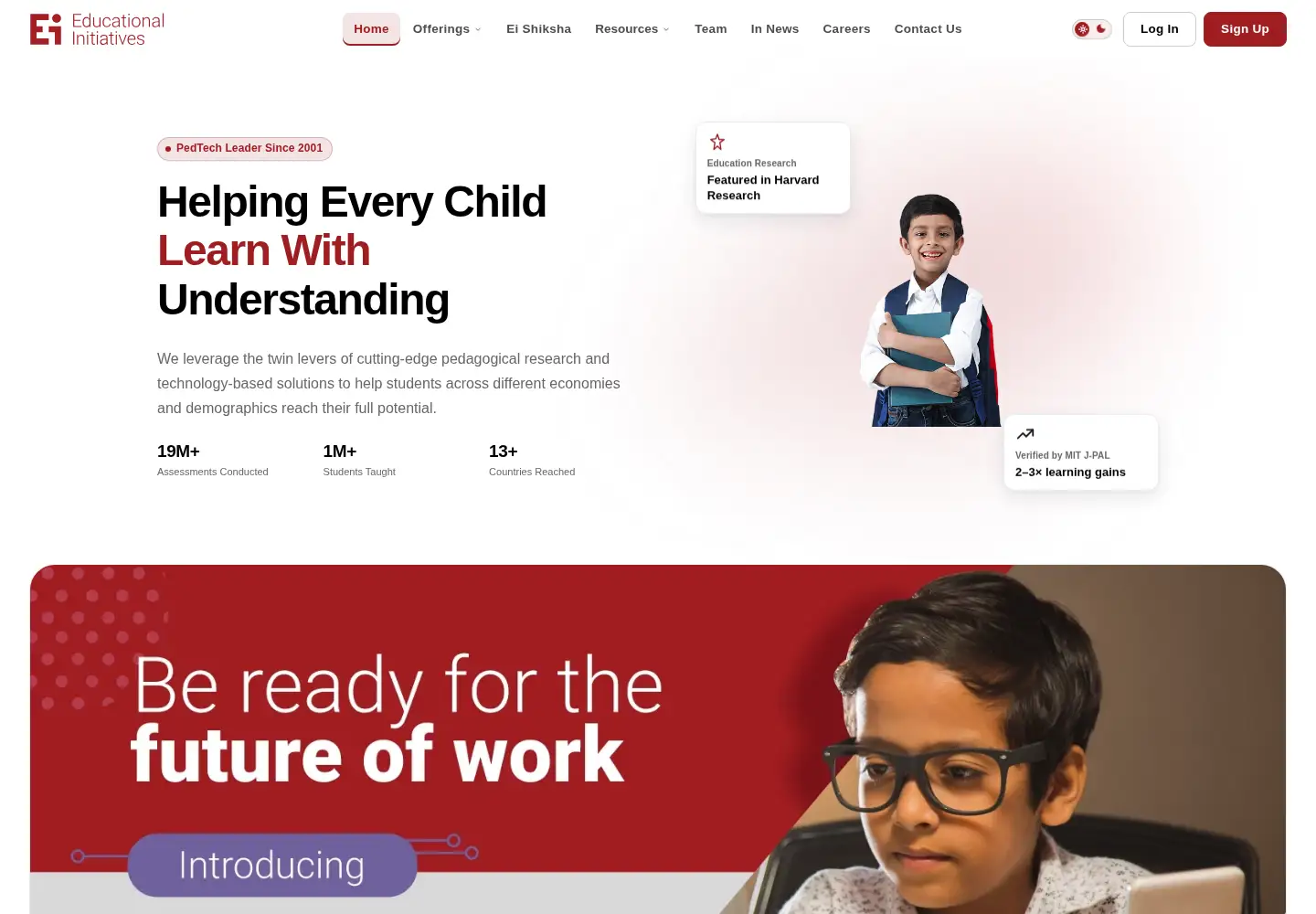 Screenshot of ei-india.com