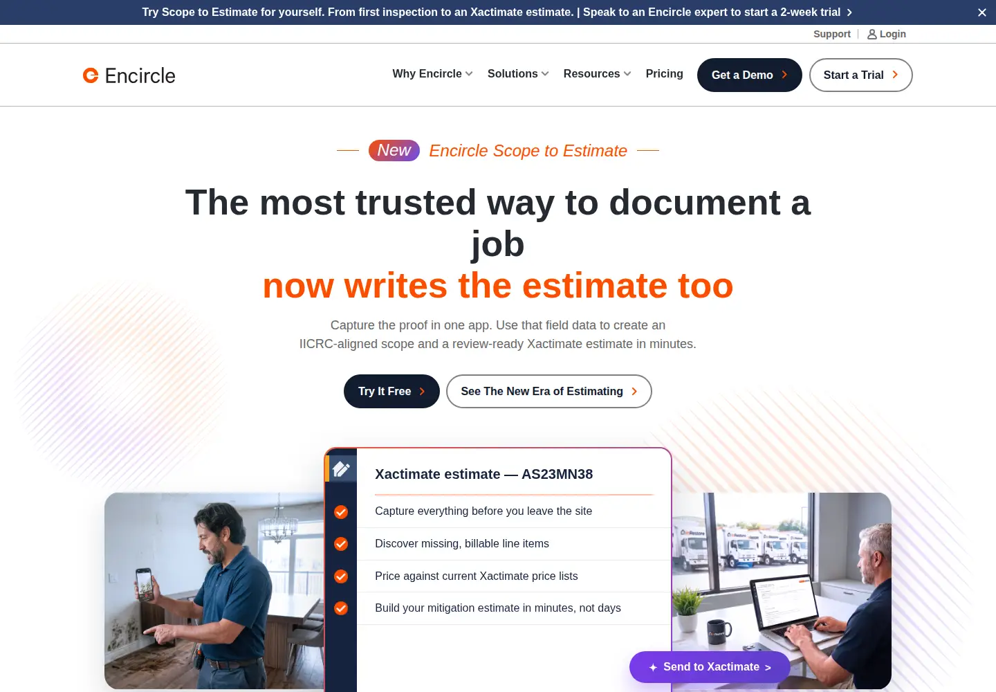 Screenshot of getencircle.com