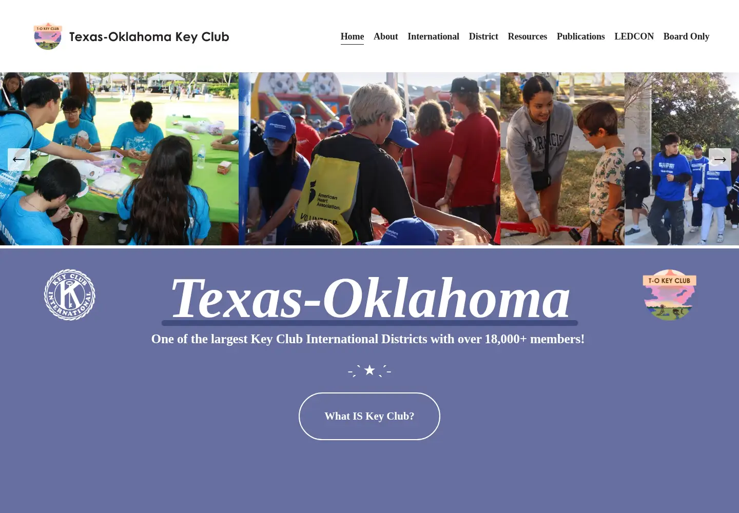 Screenshot of tokeyclub.com