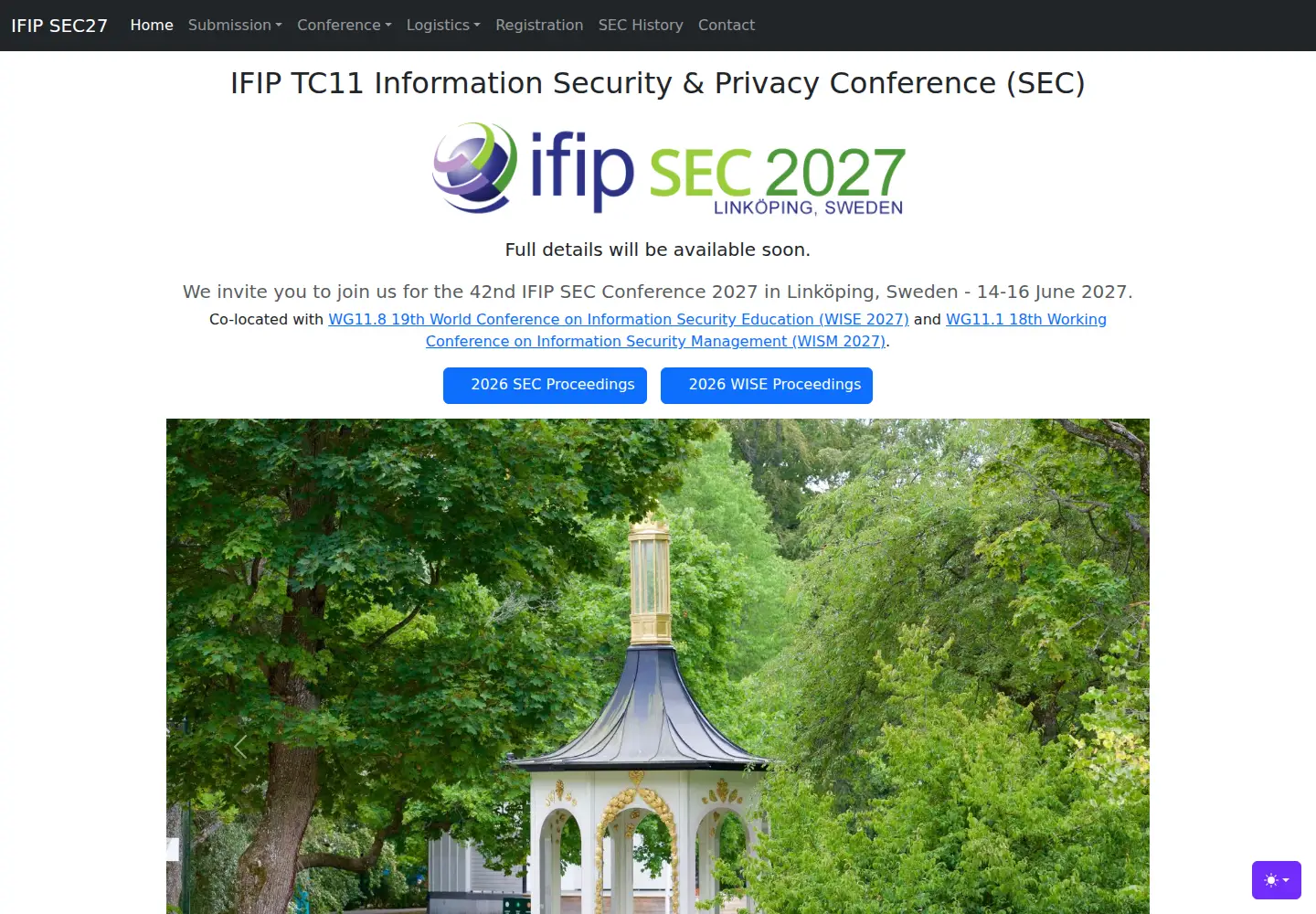 Screenshot of ifipsec.org